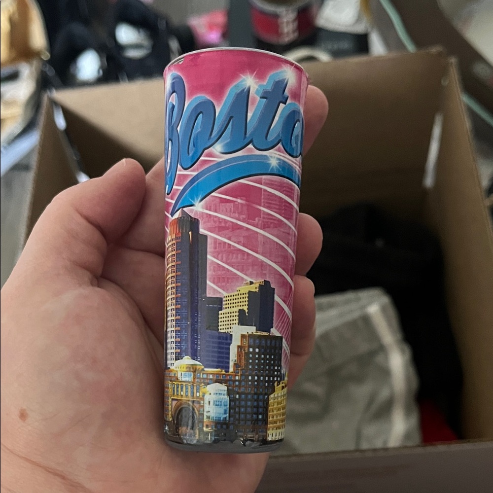 Boston Skyline Souvenir Shot Glass
